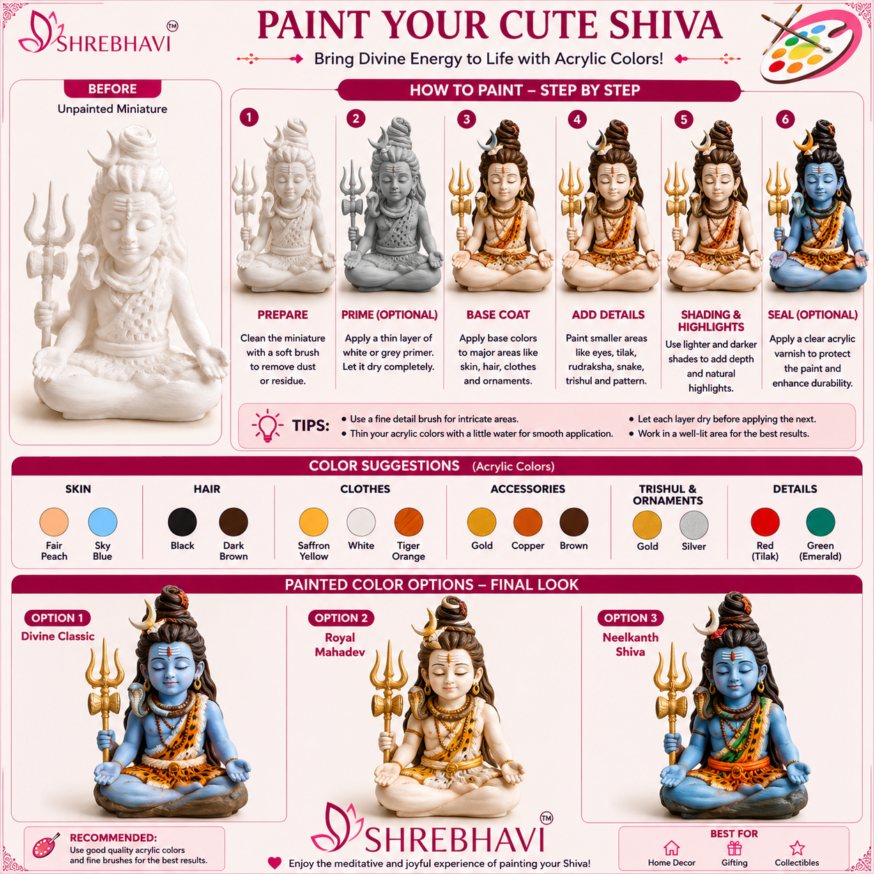 Cute Lord Shiva Miniature