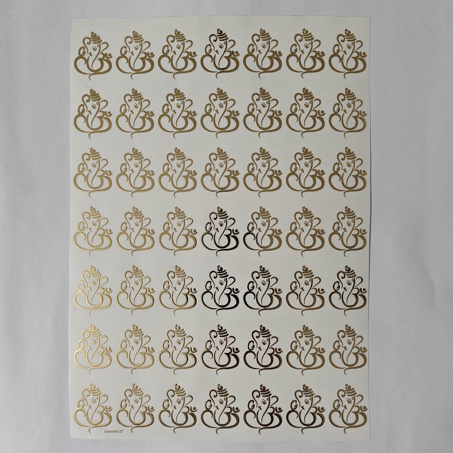 A4 Embossed Stickers - D94