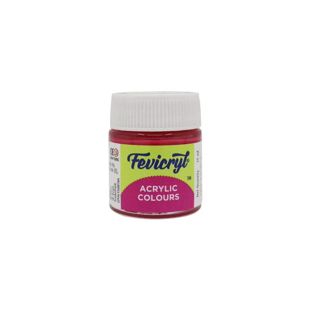 Fevicryl Acrylic Colour - Pink (15ml)