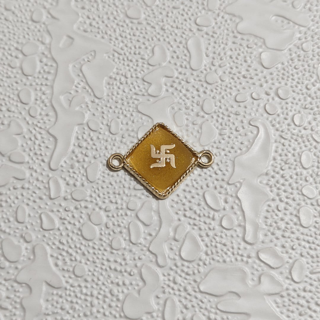 Small Swastik Rakhi Beads (Any Color)