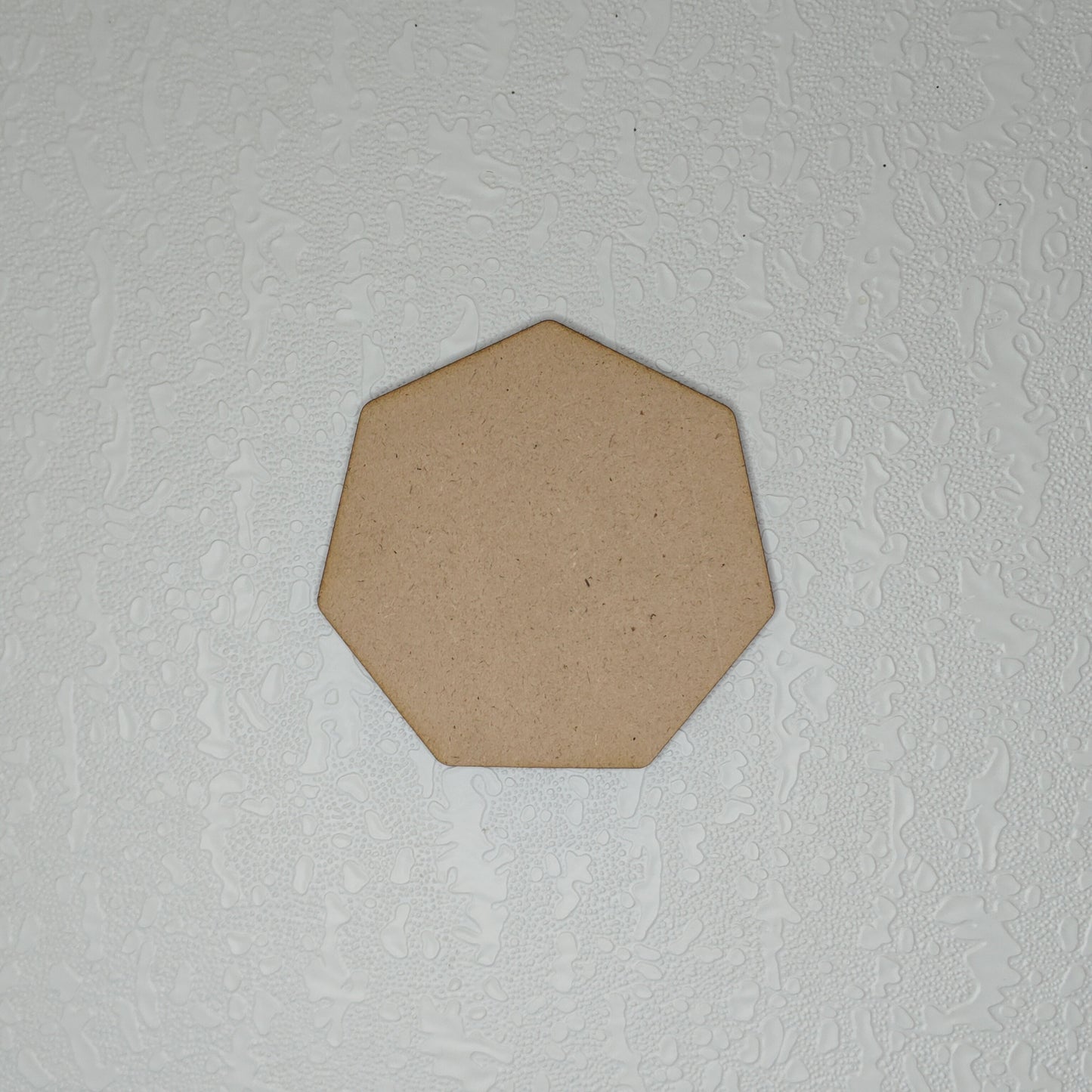 4" Heptagon Shape MDF (4mm)