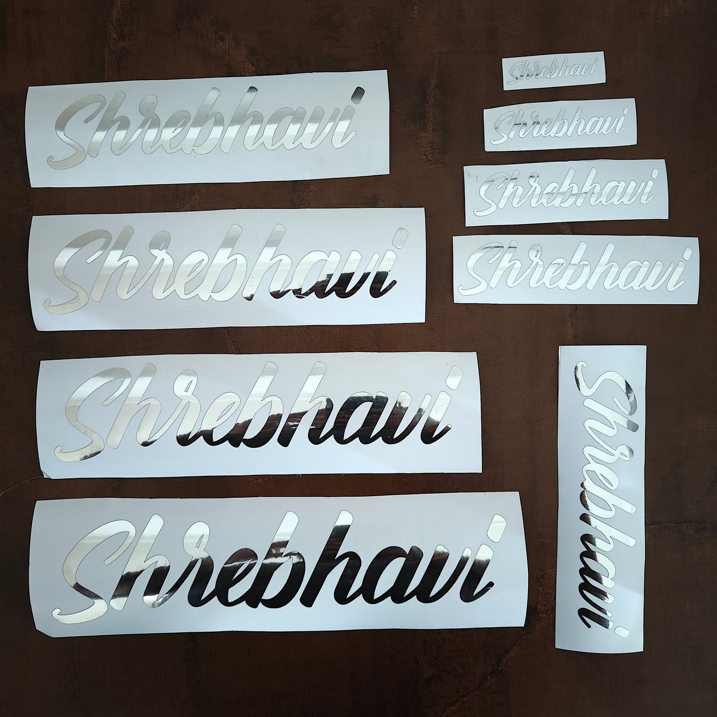 Custom Vinyl Sticker - Silver