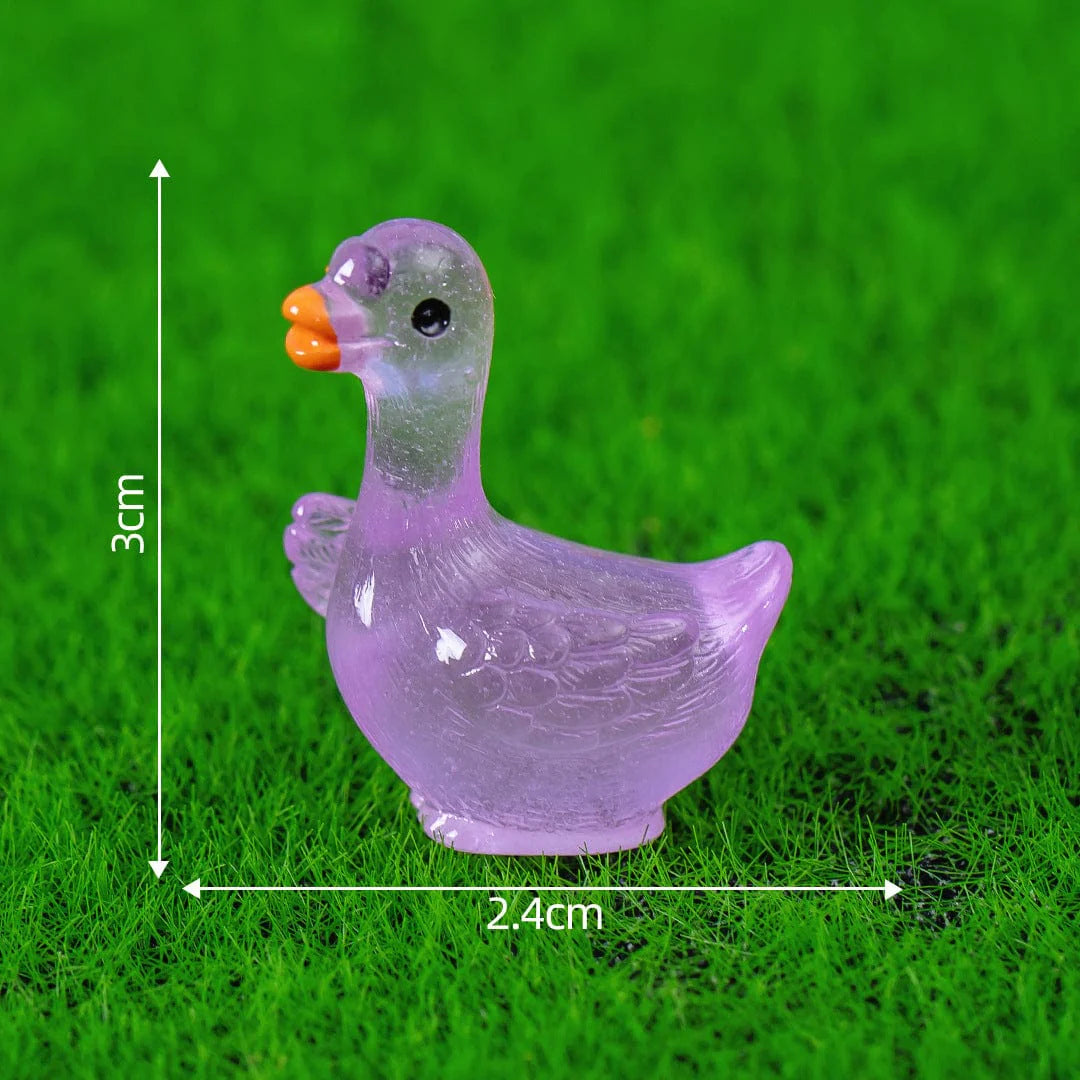 Purple Walking Duck Miniature
