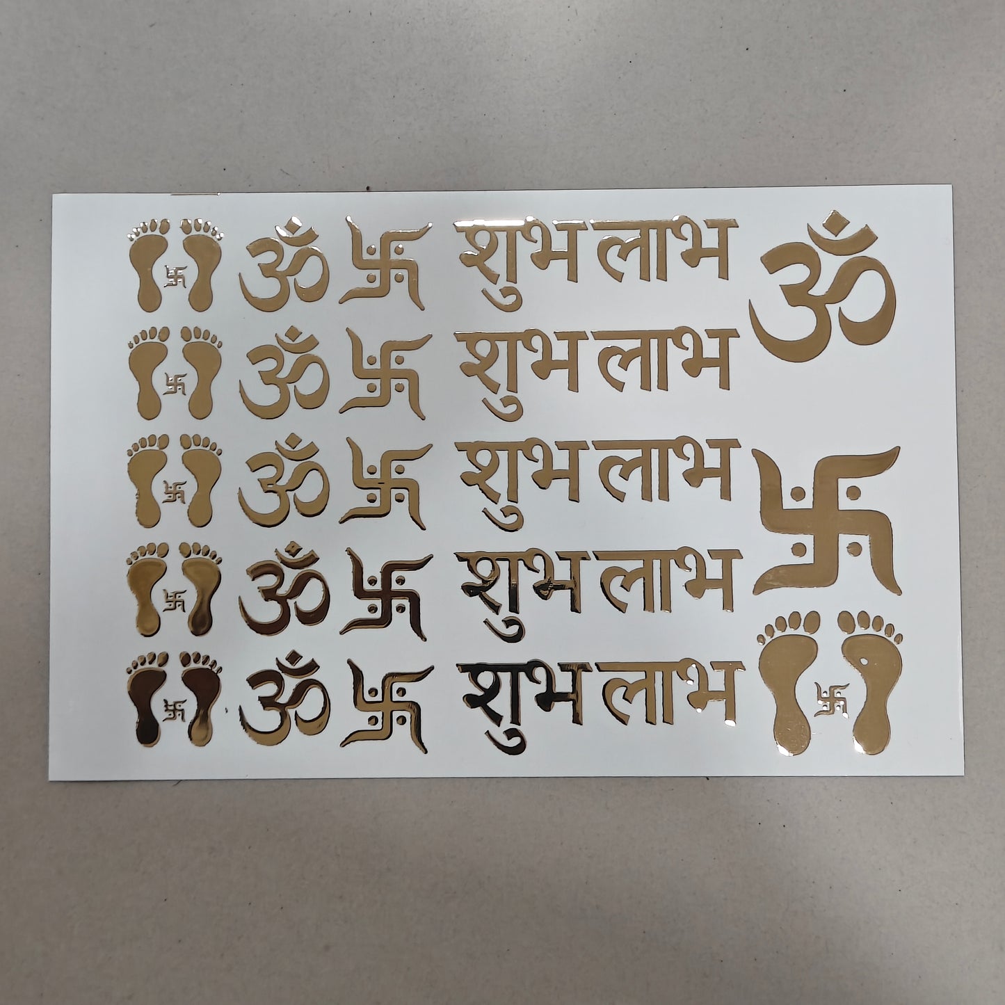 A5 Embossed Stickers - D46