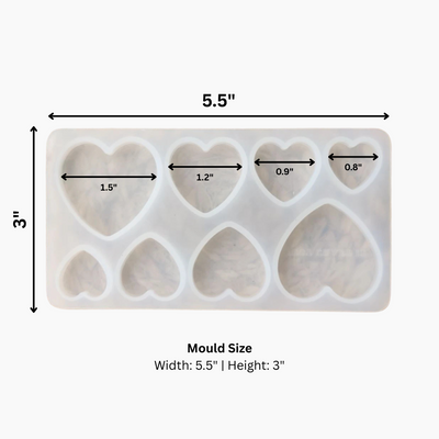 8in1 Heart Mould