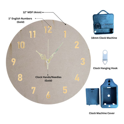 Clock Set/Combo (English Numbers)