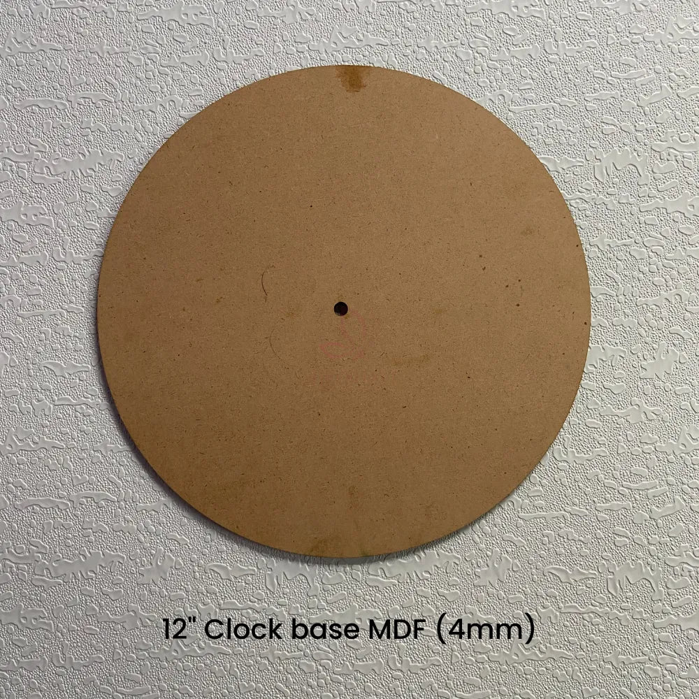 Clock Round MDF (4mm)