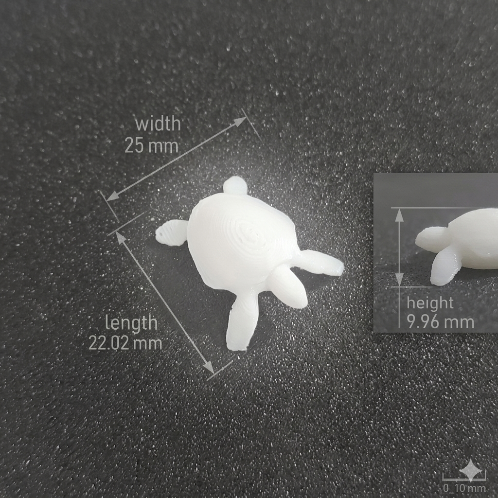 Cute turtle miniature collectible figurine for shelf and gifting