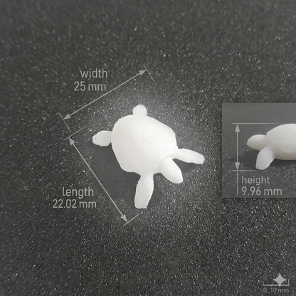 Cute turtle miniature collectible figurine for shelf and gifting