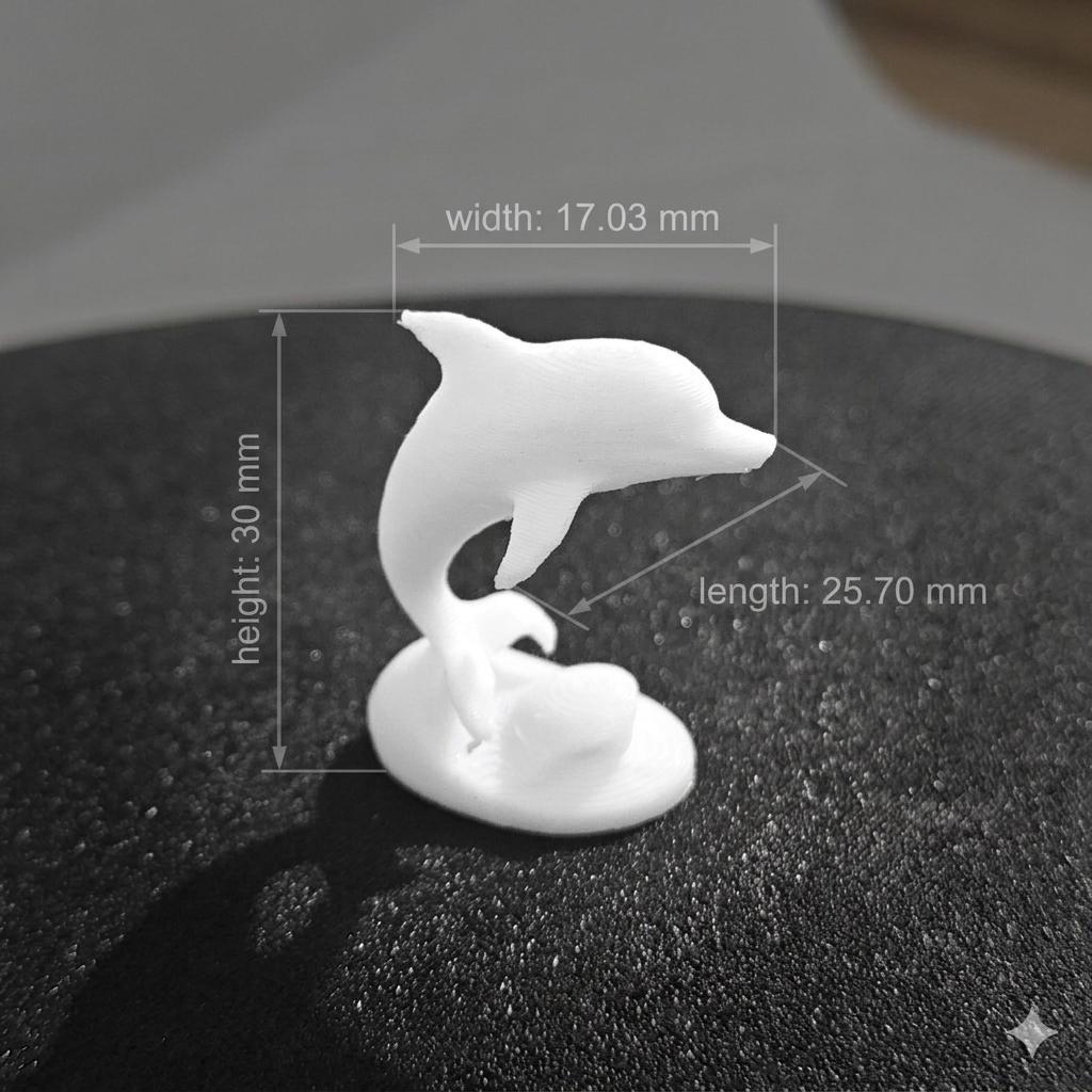 Small shark model miniature for diorama and resin craft inclusions
