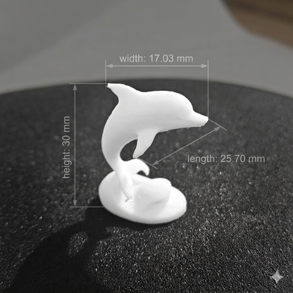 Small shark model miniature for diorama and resin craft inclusions