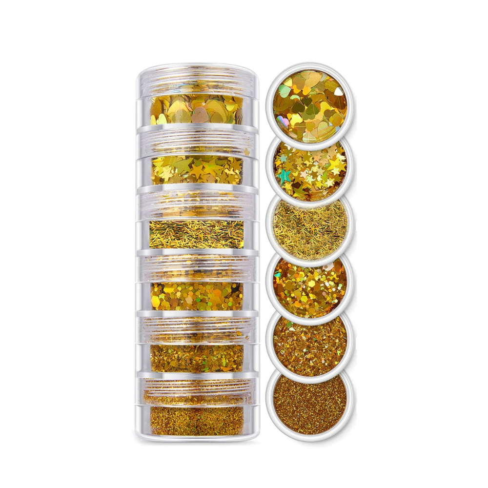 6in1 Glitter & Chunks (Gold)