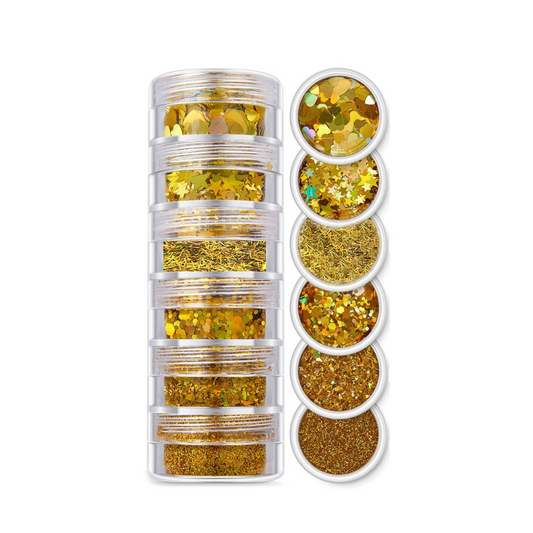 6in1 Glitter & Chunks (Gold)