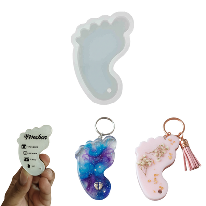 Baby foot silicone mould for resin casting and DIY keepsake crafts