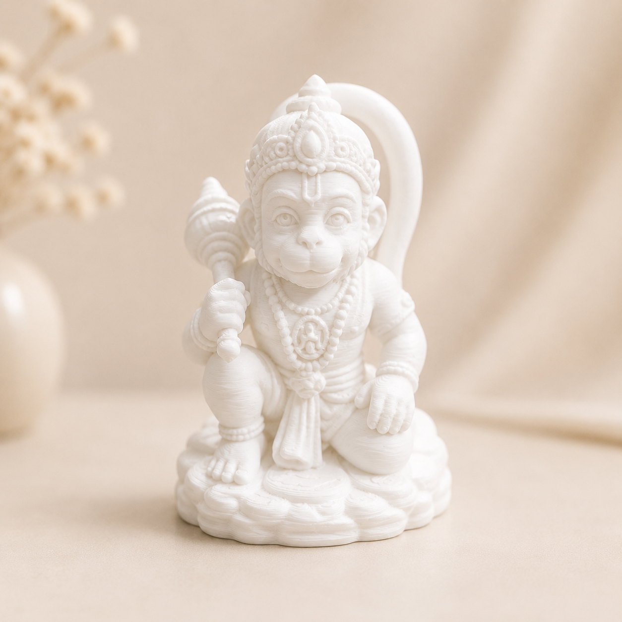 Cute Hanuman Ji 3D Printed Miniature