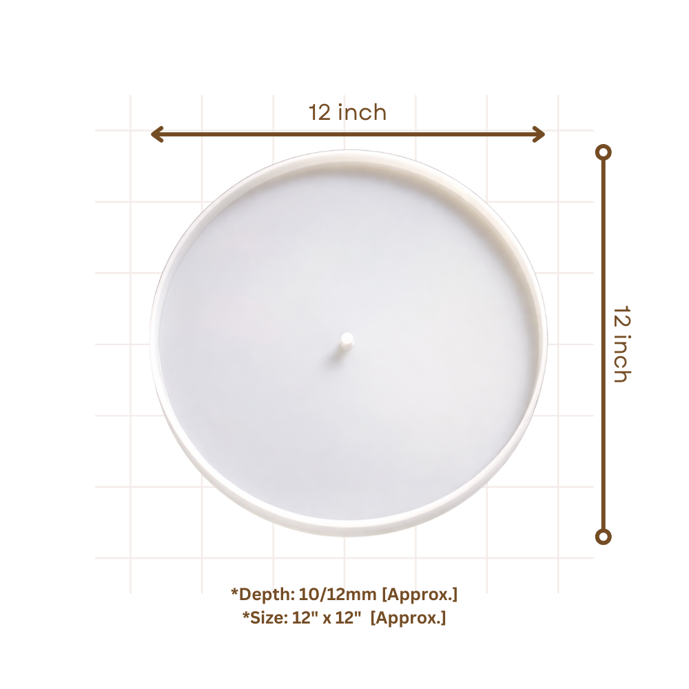 12" Clock Silicon Mould