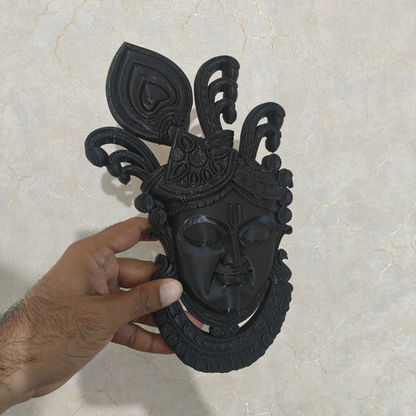 Shrinathji Mukharvind 3D sculpted religious art piece for home and temple decor