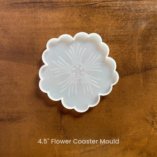 4.5" Flower Coaster Mould