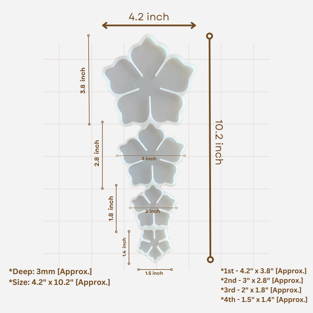 4in1 Flower Mould