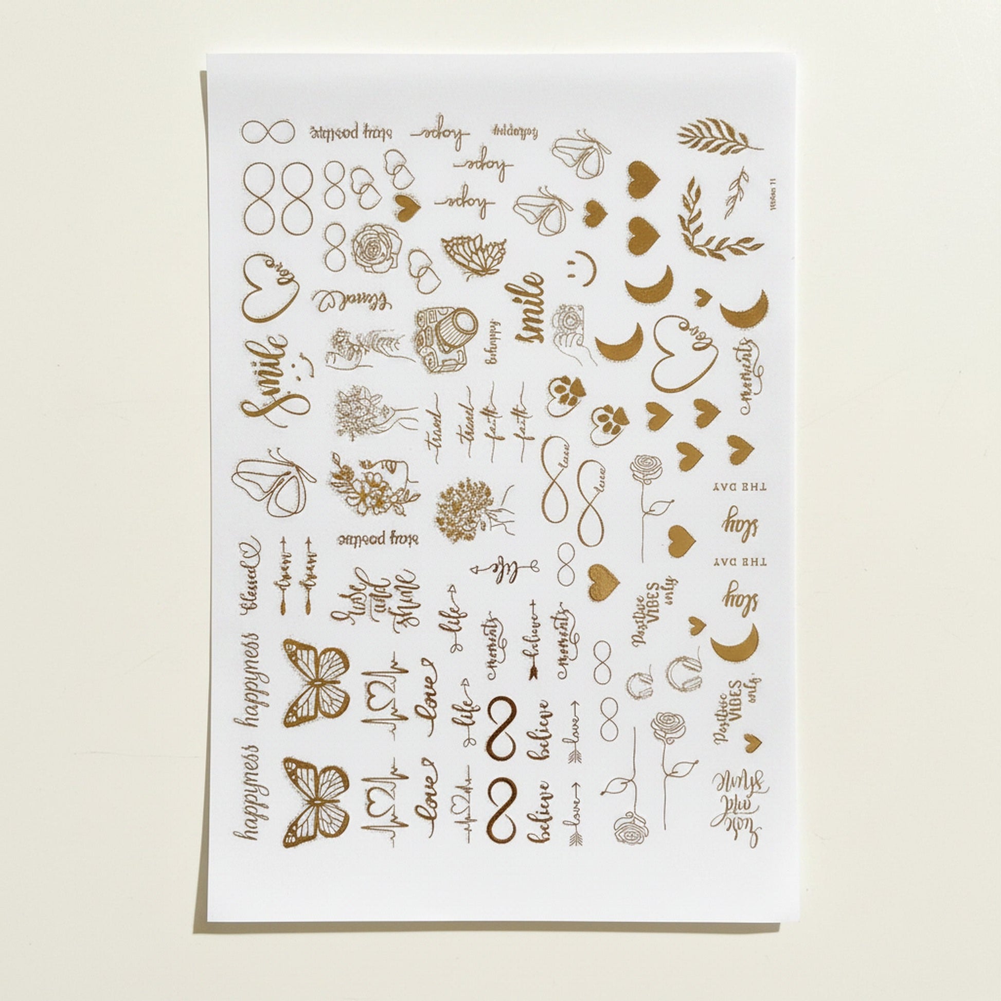 A5 Embossed Stickers - D10 — Shrebhavi