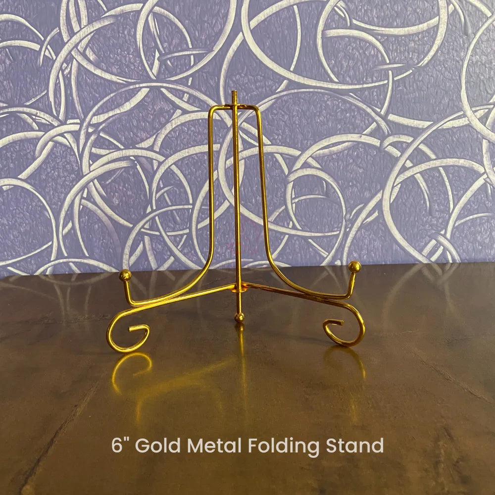 Gold Metal Folding Stand