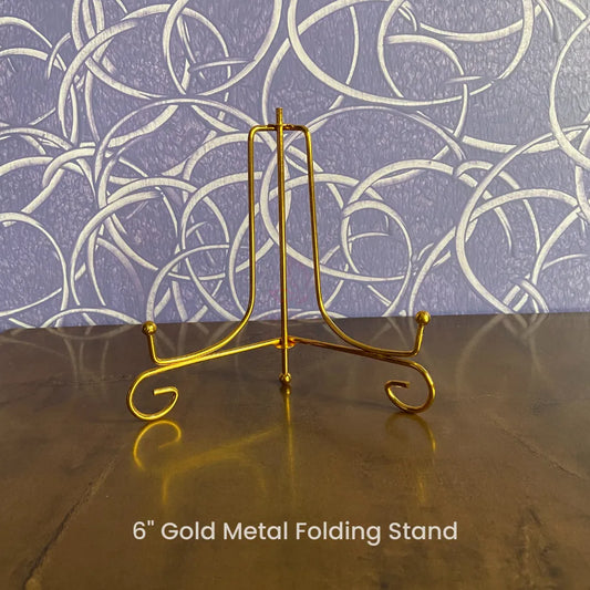 Gold Metal Folding Stand