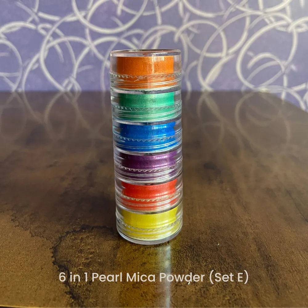 6 in 1 Pearl Mica Powder (Set E)