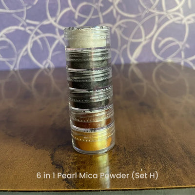 6 in 1 Pearl Mica Powder (Set H)