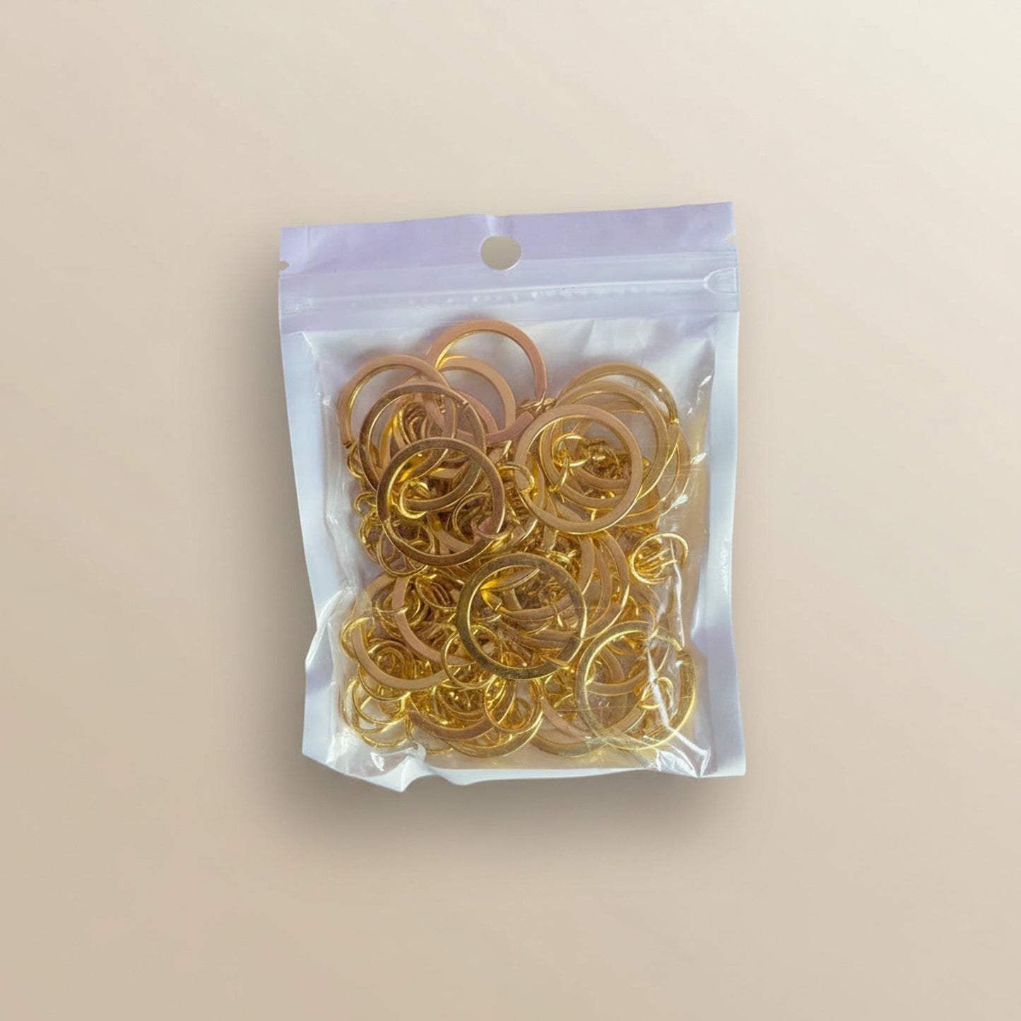 Keychain Gold Ring Set (10pcs) — Shrebhavi