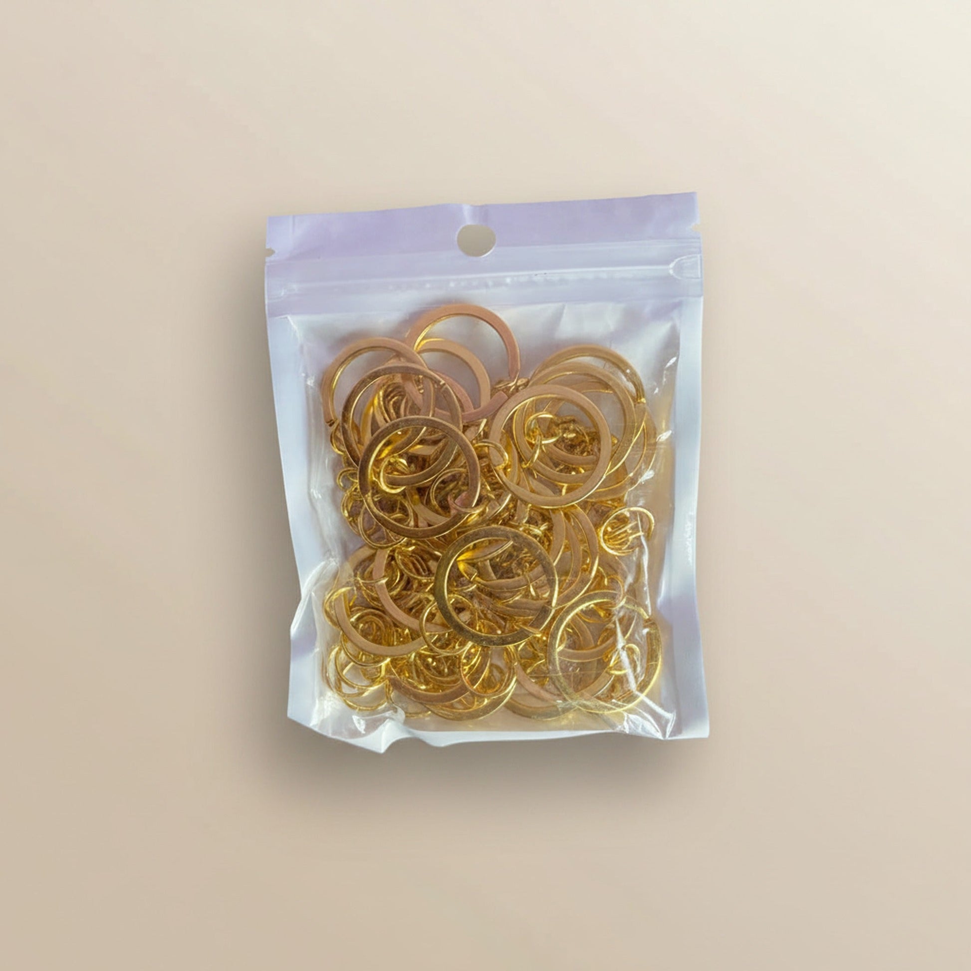 Keychain Gold Ring Set (10pcs) — Shrebhavi
