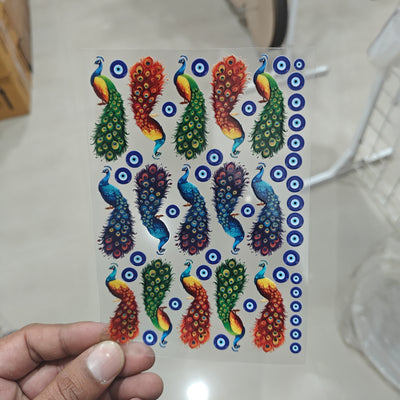 A6 UV DTF Sticker D116 - ready to apply decorative transfer sticker for crafts