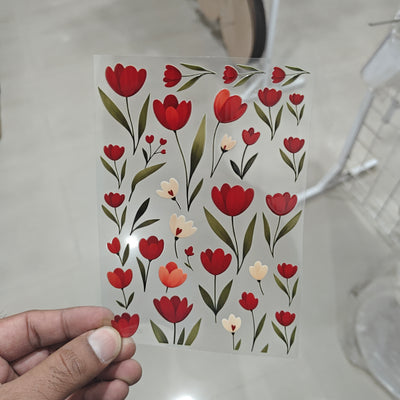 A6 UV DTF Sticker D159 - ready-to-apply transfer sticker for crafts and resin art