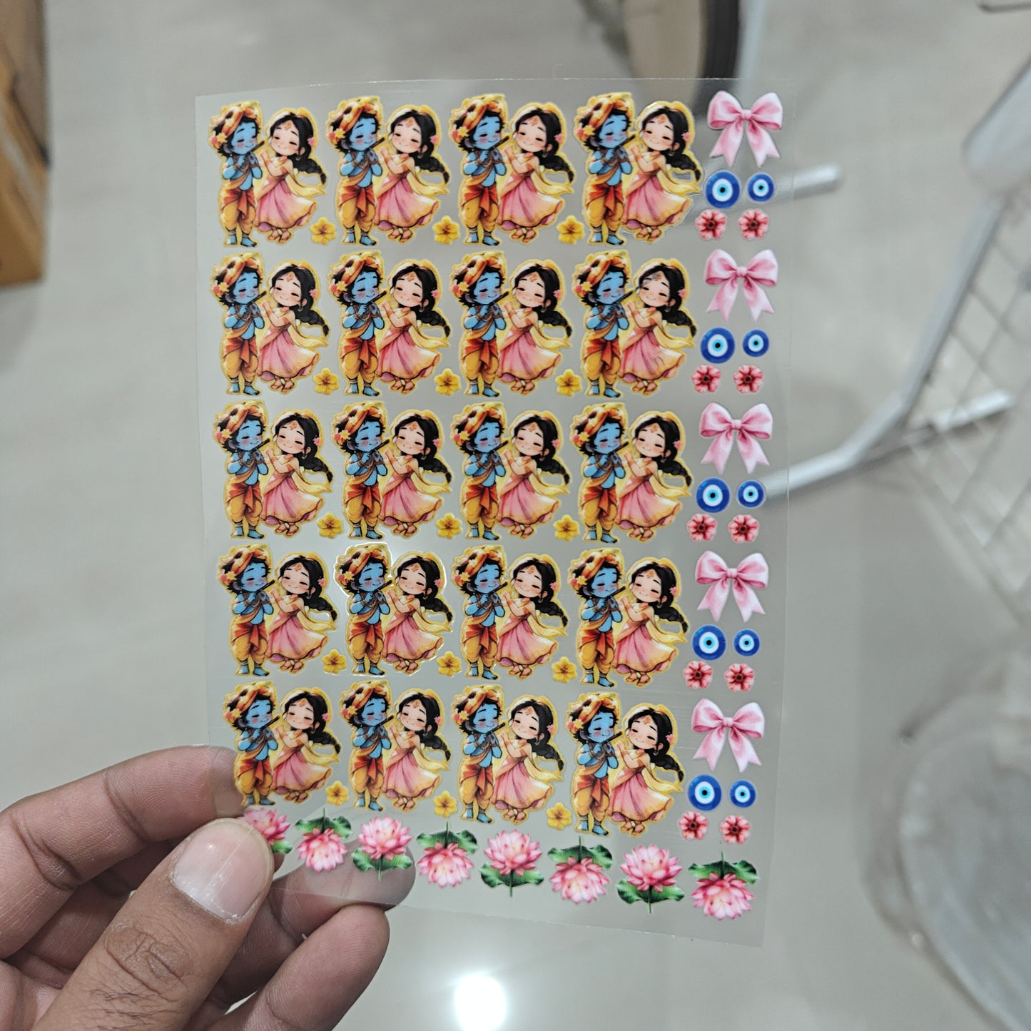 A6 UV DTF Sticker - D18