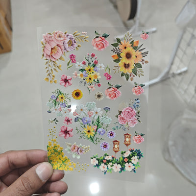 A6 UV DTF Sticker D86 - ready to apply decorative transfer sticker for crafts