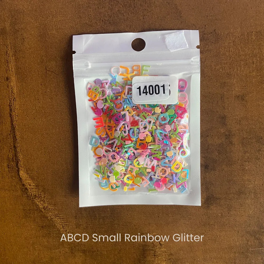 ABCD Glitter Small