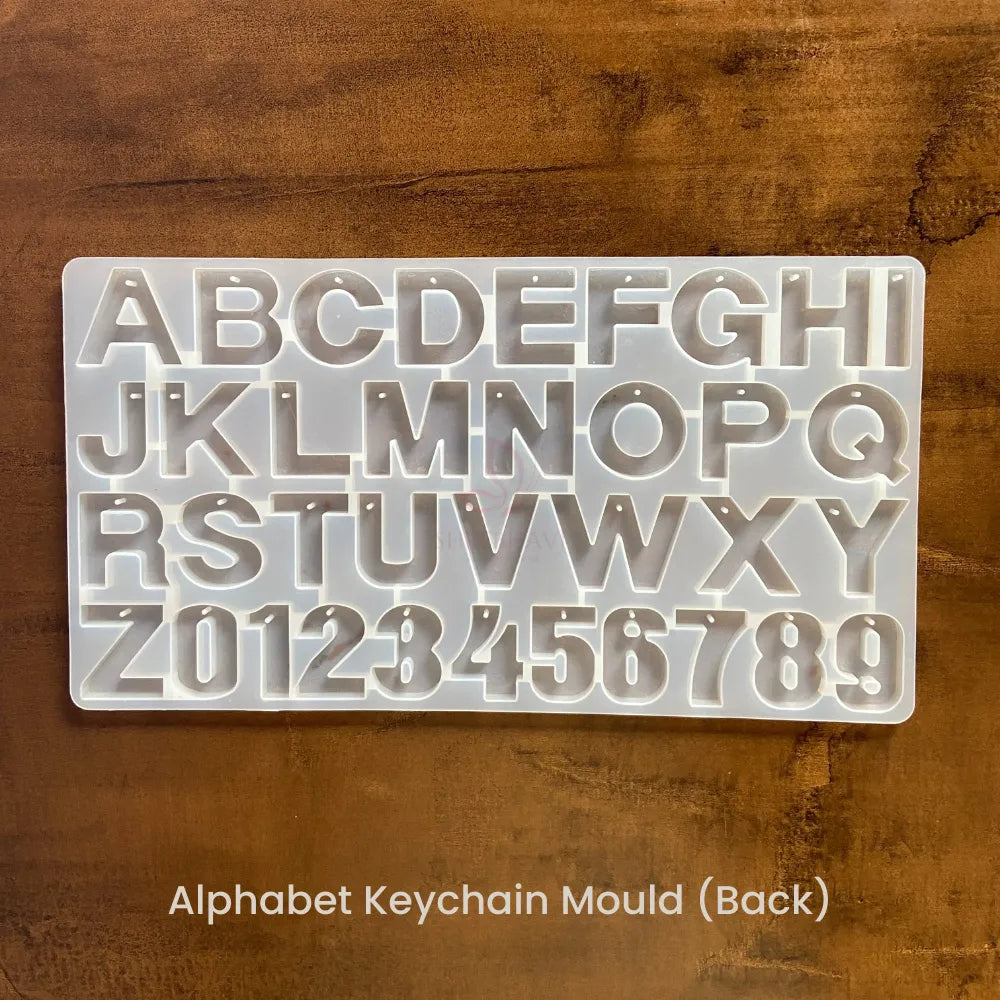 Alphabet Keychain Mould (Back)