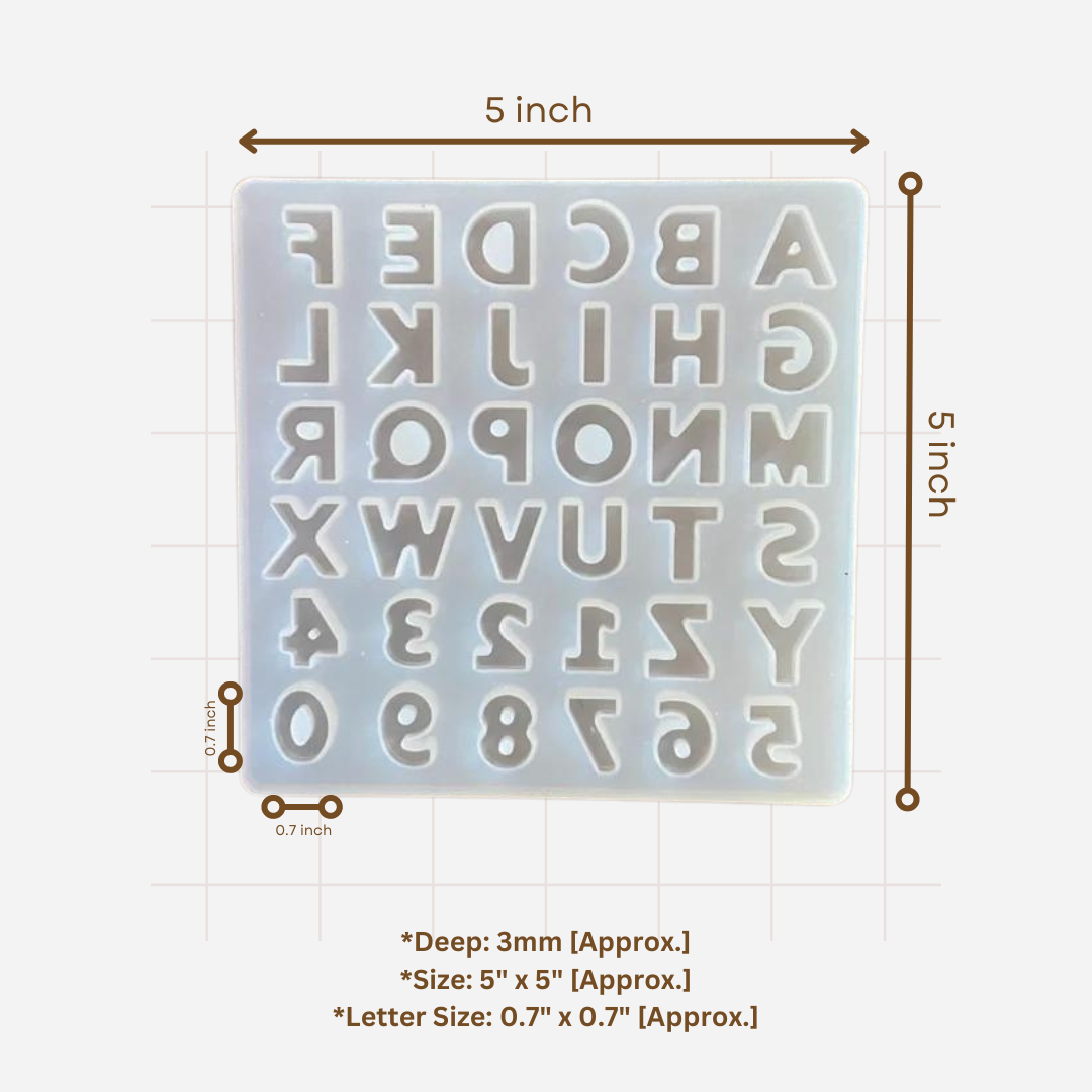 Alphabet Mould (Small Size)