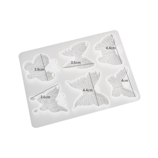 Butterfly Keychain Pendant Mould- B
