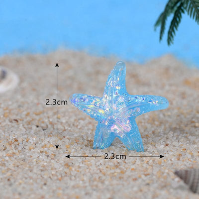 Blue Crystal Starfish Miniature