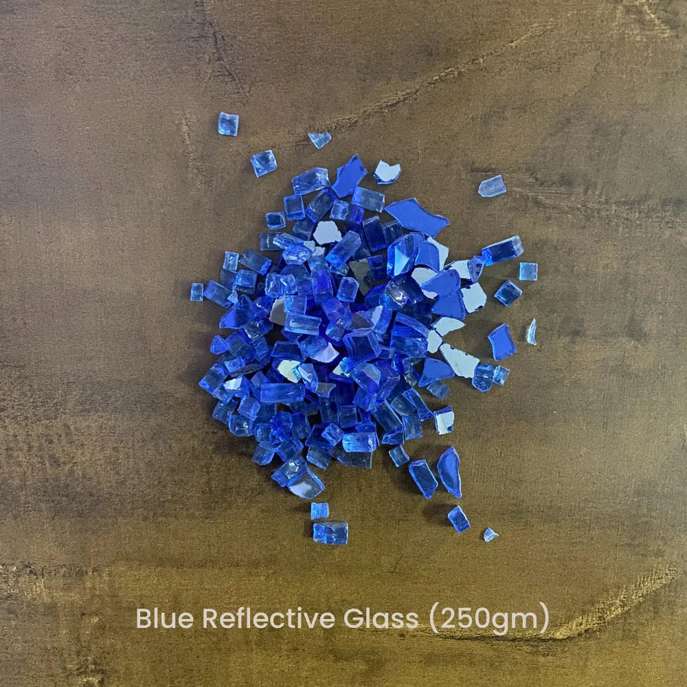 Blue Glass Reflective (250gm)