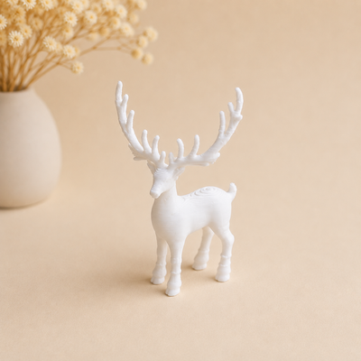 Majestic deer miniature figurine for resin art embedding and decorative craft projects by Shrebhavi