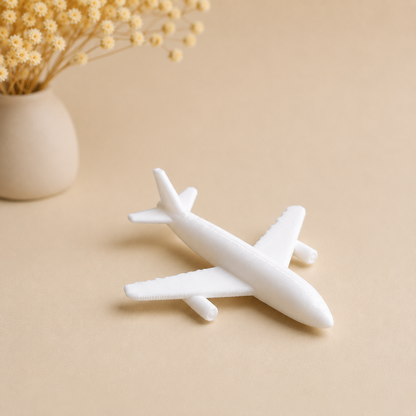 Small airplane miniature figurine for resin art embedding and epoxy craft projects