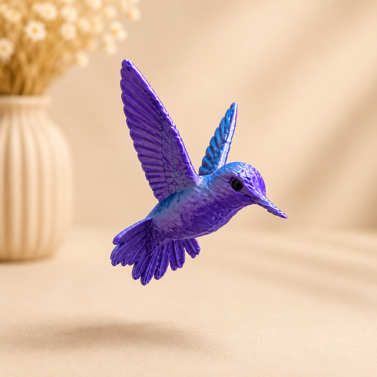 Tiny hummingbird miniature figurine for resin art inclusions and craft projects by Shrebhavi