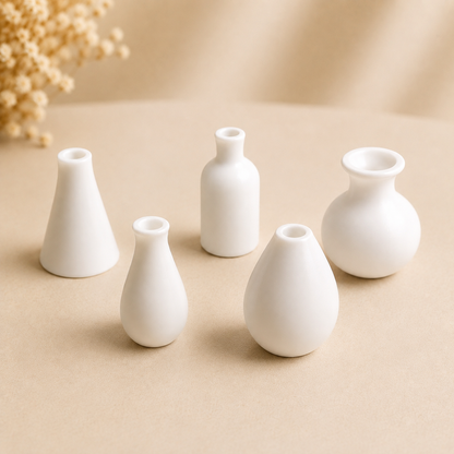 Mini Vase Set (5pcs) 3D Miniature