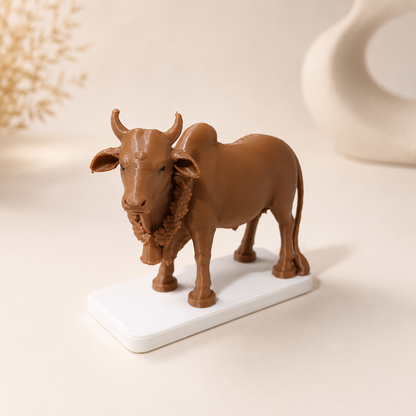Gau Mata (Cow) 3D Printed Miniature