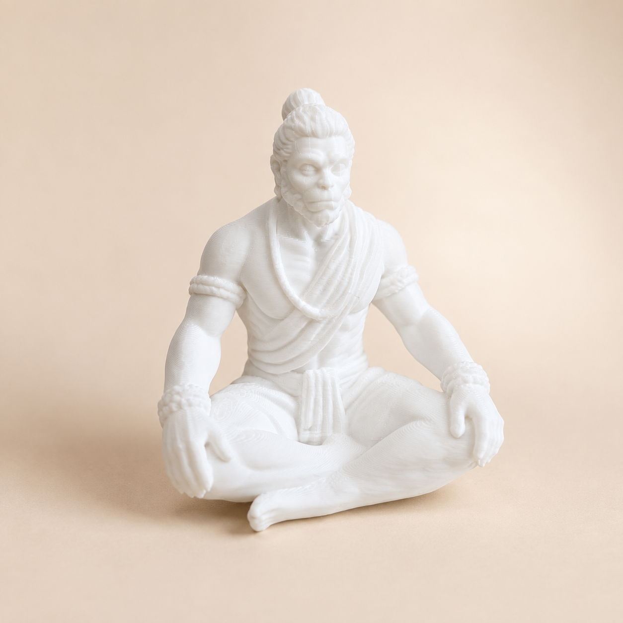 Meditating Hanuman 3D Printed Miniature for Resin Art