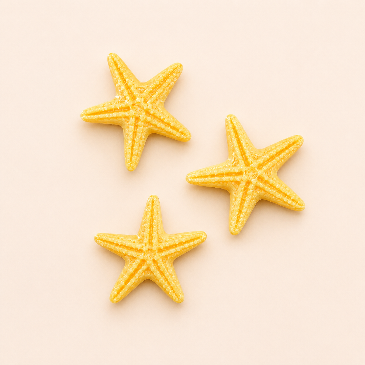 Set of 3 starfish miniatures for resin art embedding — ocean theme craft supplies by Shrebhavi