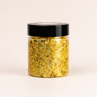 Gold flakes for resin art and craft projects by Shrebhavi