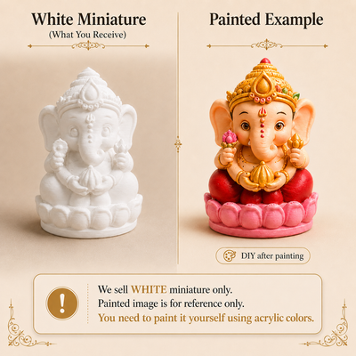Cute Ganesha 3D Printed Miniature