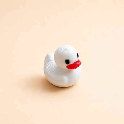 Little Duck Miniature figurine, cute small duck collectible for home decor and craft projects